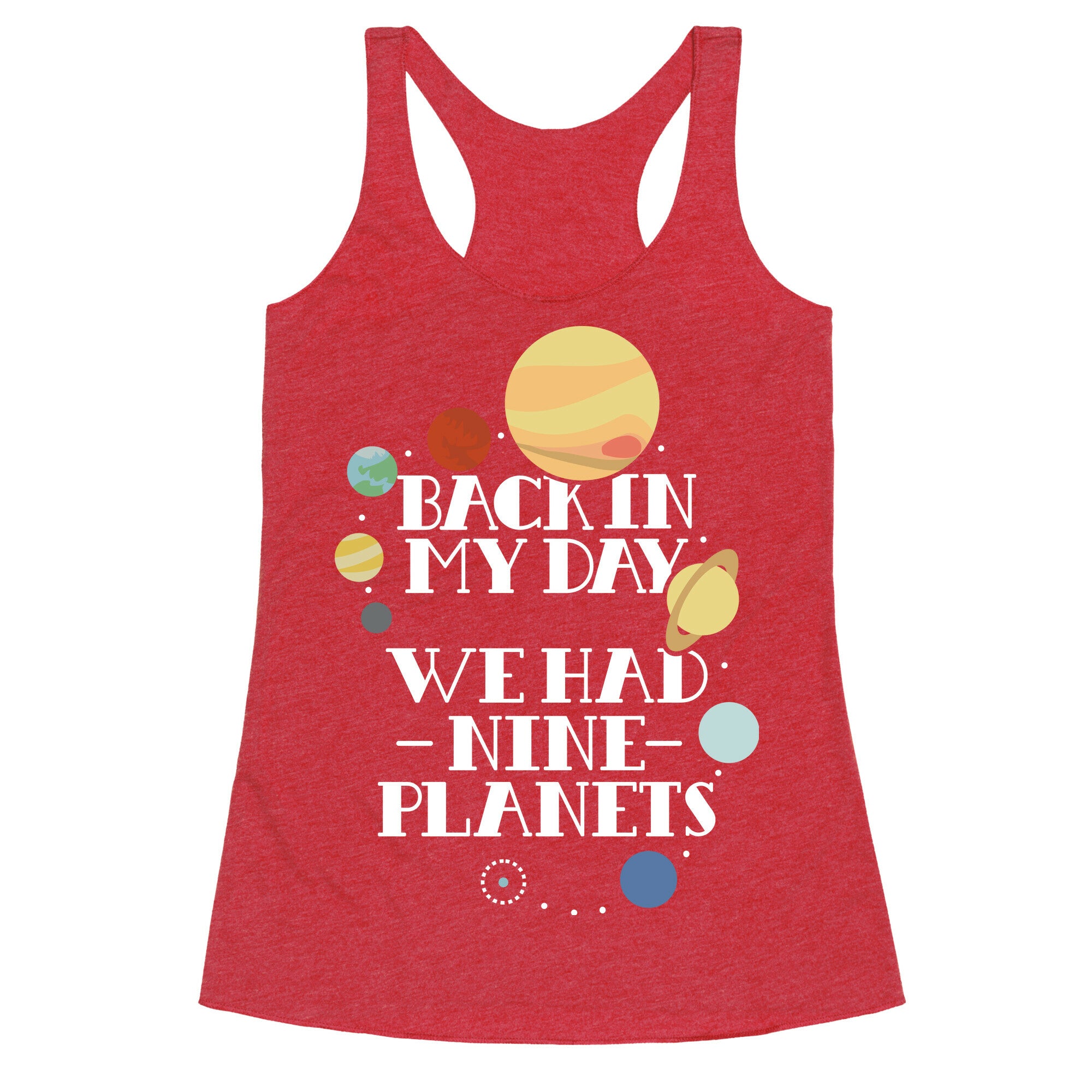 Nine Planets Racerback Tank